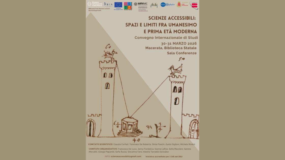 SCIENZE ACCESSIBILI: SPAZI E LIMITI FRA UMANESIMO E PRIMA ETÀ MODERNA